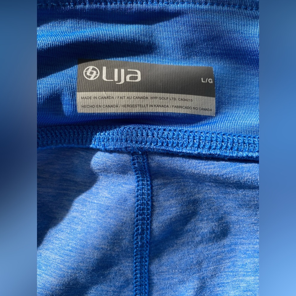 LIJA Blue Golf/Tennis Skort Skirt, Size Large - Picture 4 of 4